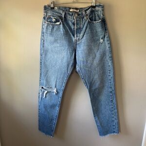 Levi's Women's Wedgie Straight Distressed